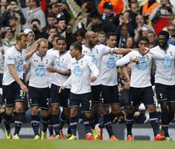 Spurs draw 3-3 at Seattle in manager`s debut